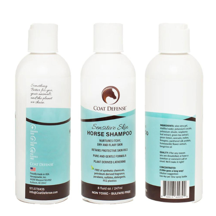 Coat Defense Sensitive Skin Horse Shampoo, 8oz