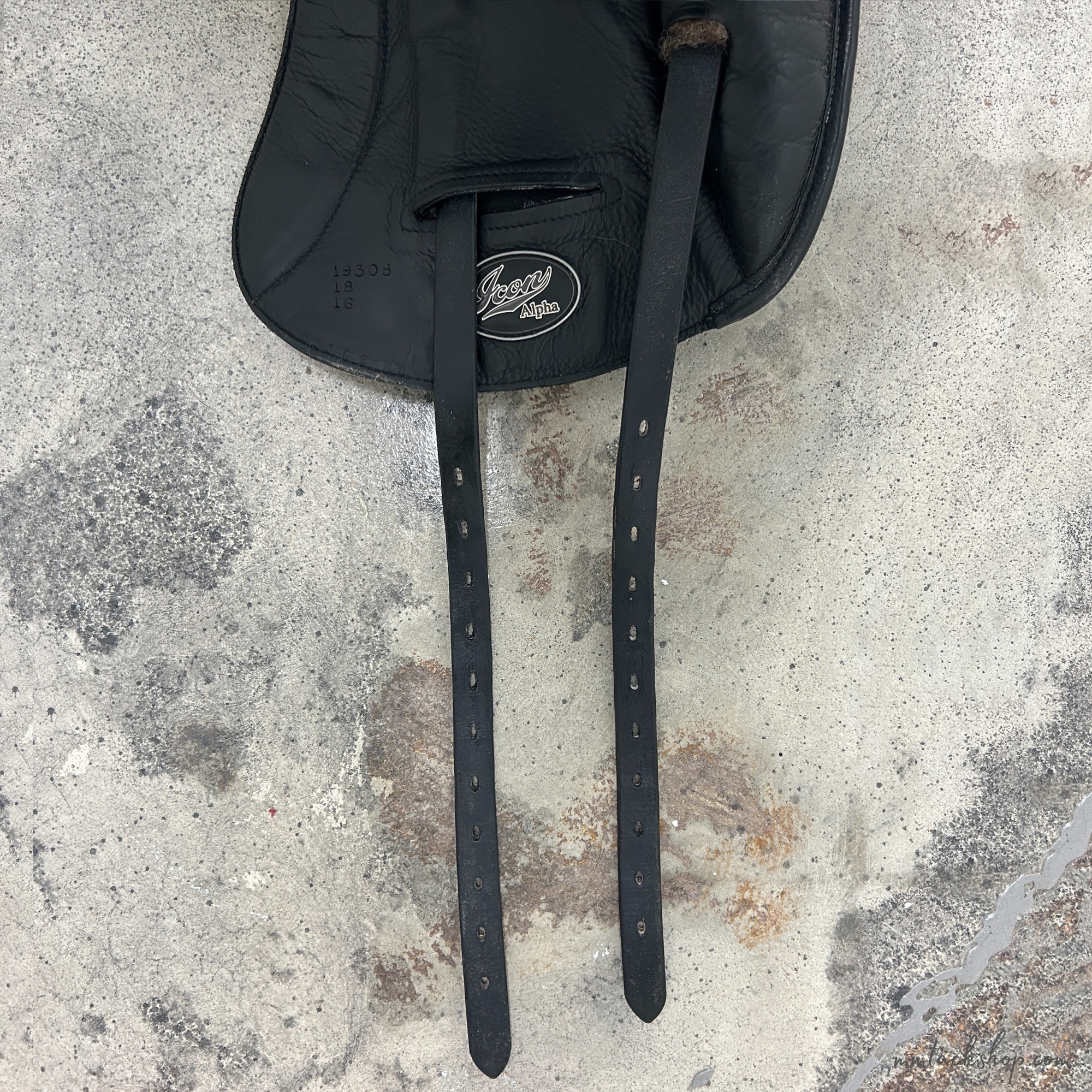 Used Custom Icon Alpha Dressage Saddle