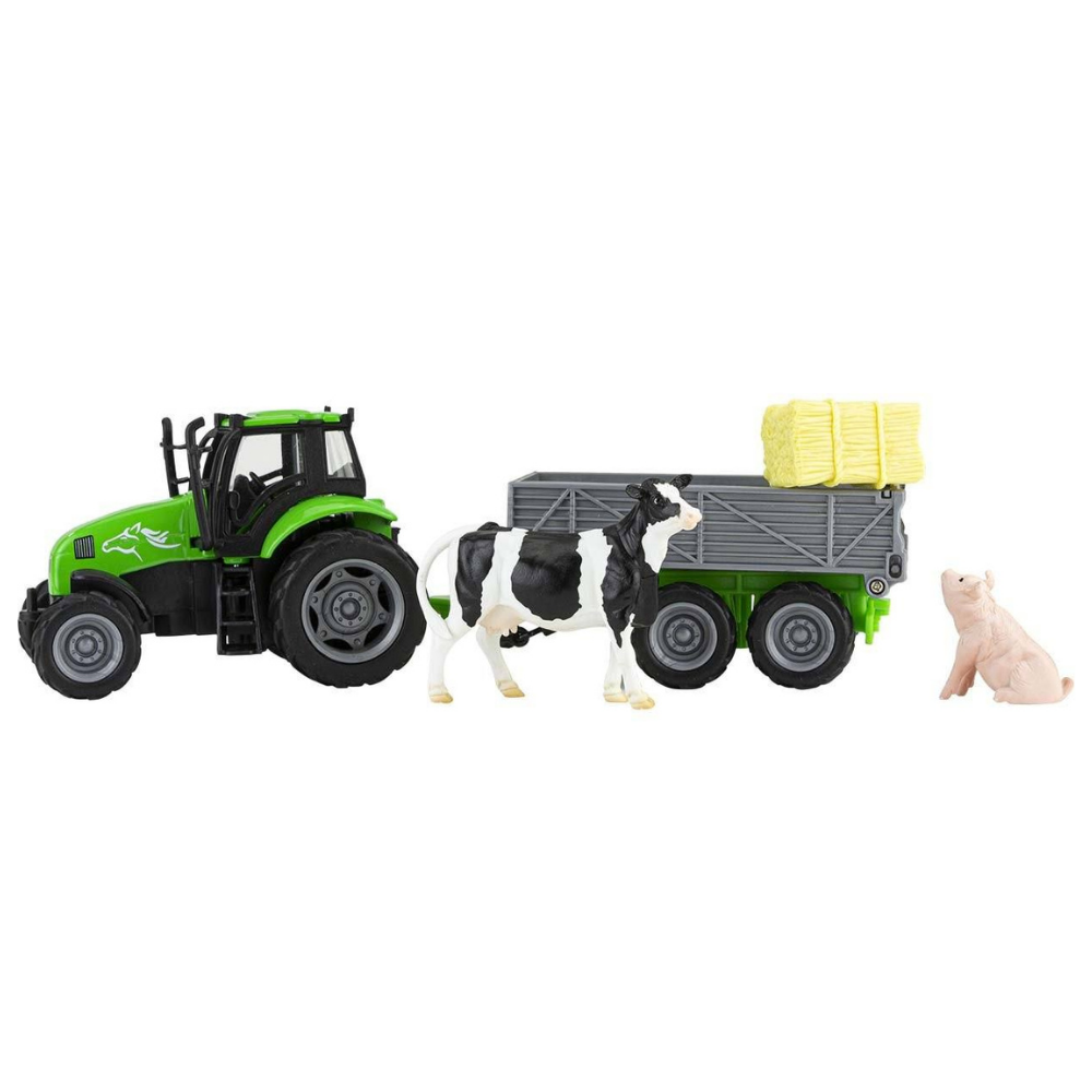 Breyer Farms Tractor & Tag-A-Long Wagon