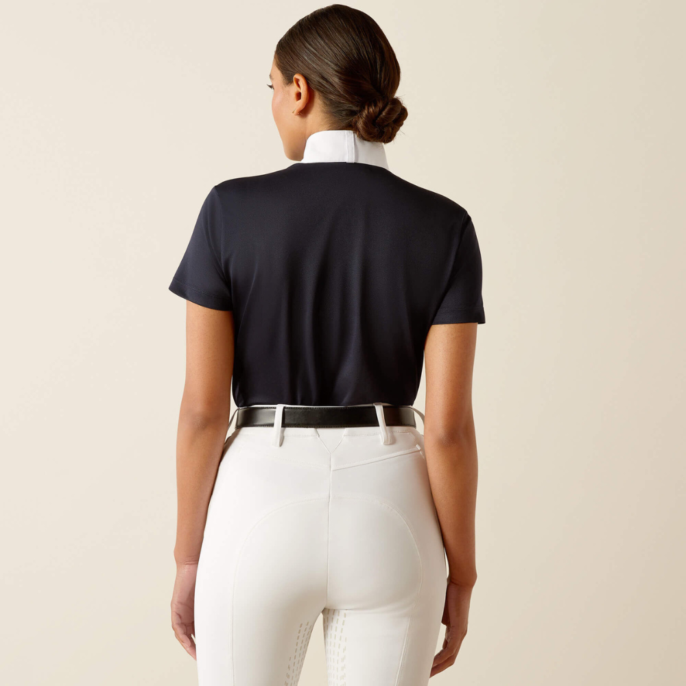 Ariat® Aptos Short Sleeve Show Shirt, Show Navy