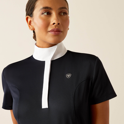 Ariat® Aptos Short Sleeve Show Shirt, Show Navy