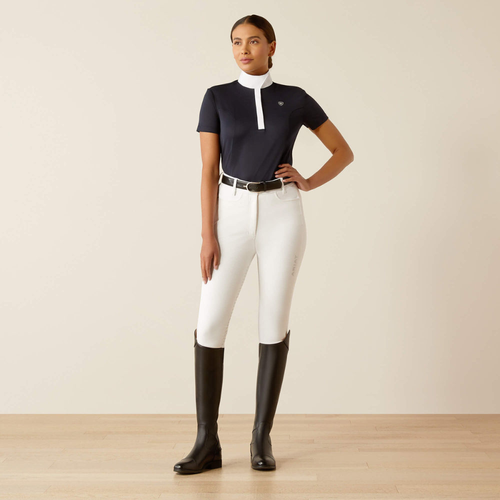 Ariat® Aptos Short Sleeve Show Shirt, Show Navy