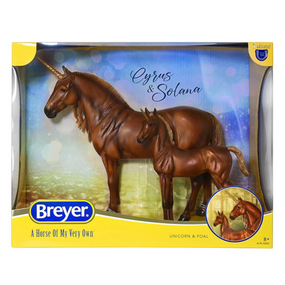 Breyer Cyrus &amp; Solana: Unicorn Stallion &amp; Foal