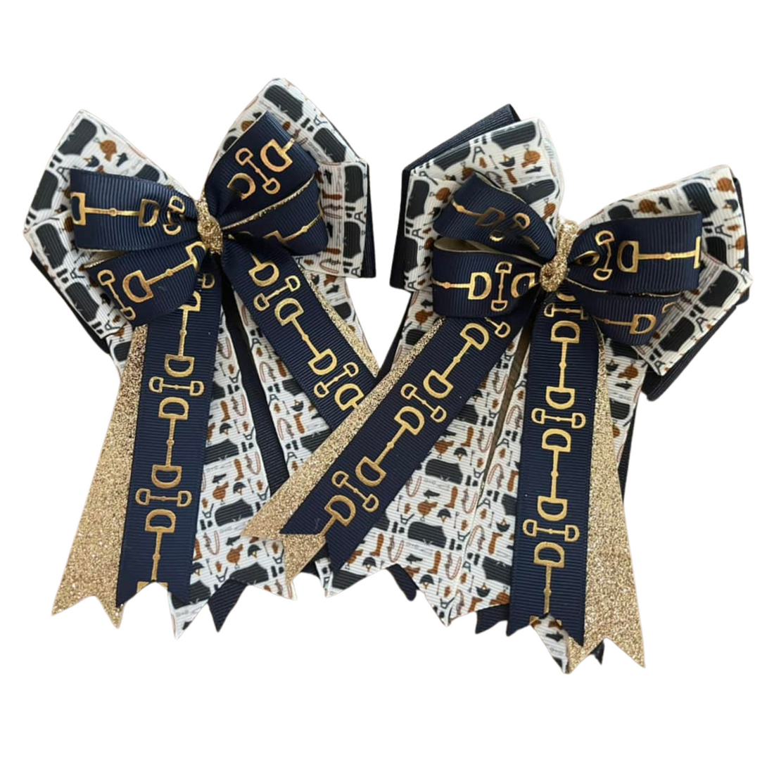 FabbyFab &quot;Navy Tack&quot; Show Bows