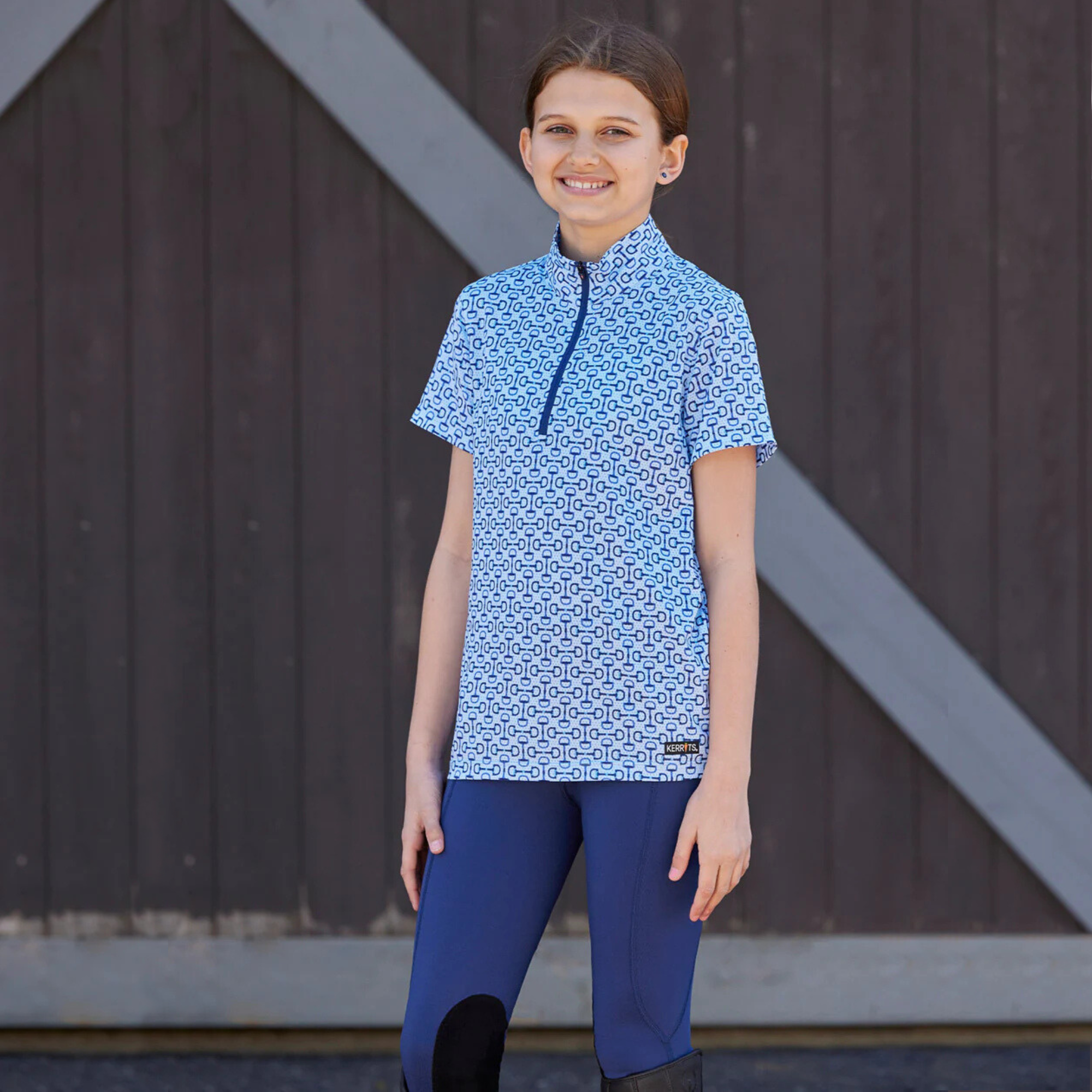 Kerrits Kids Breeze Ice Fil® Short Sleeve Riding Shirt