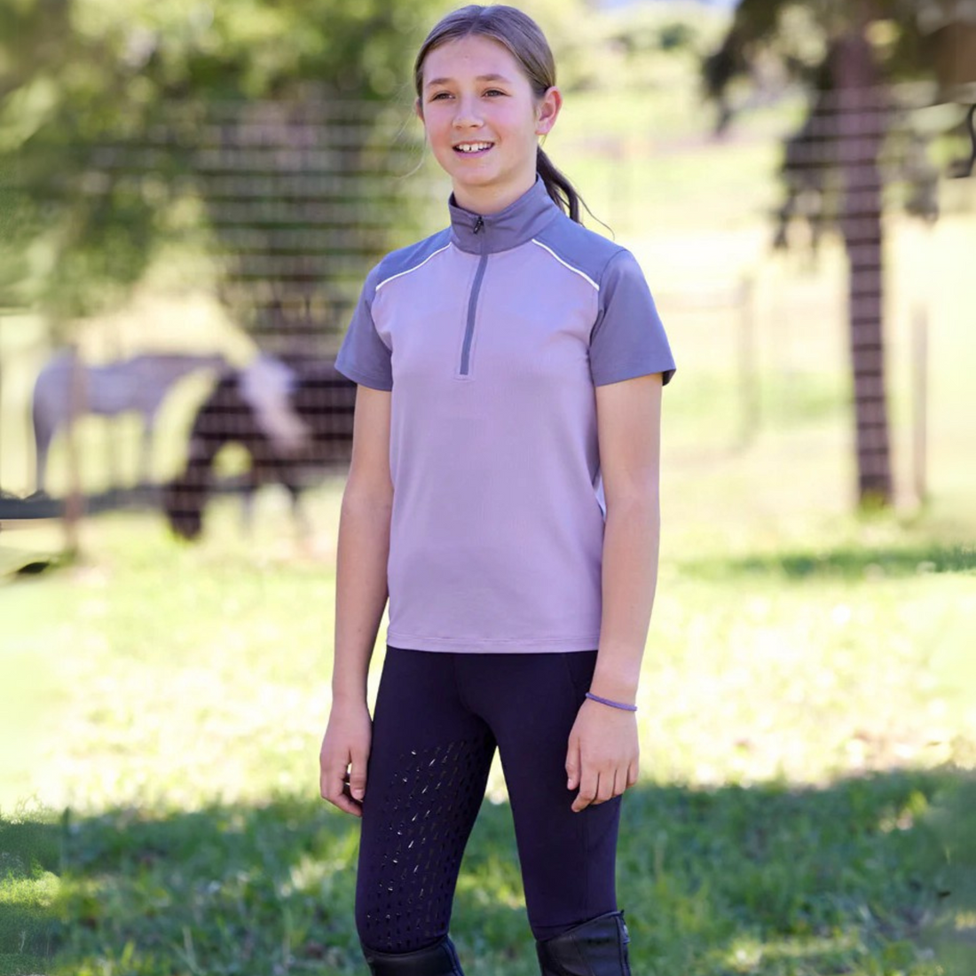 Kerrits Kids Charisma Coolcore® Short Sleeve Riding Shirt
