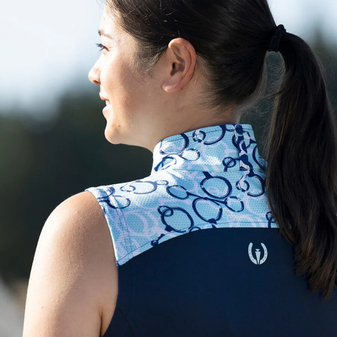 Kerrits Print Mix Sleeveless Riding Top