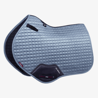 LeMieux Suede Close Contact Square Pad, Ice Blue