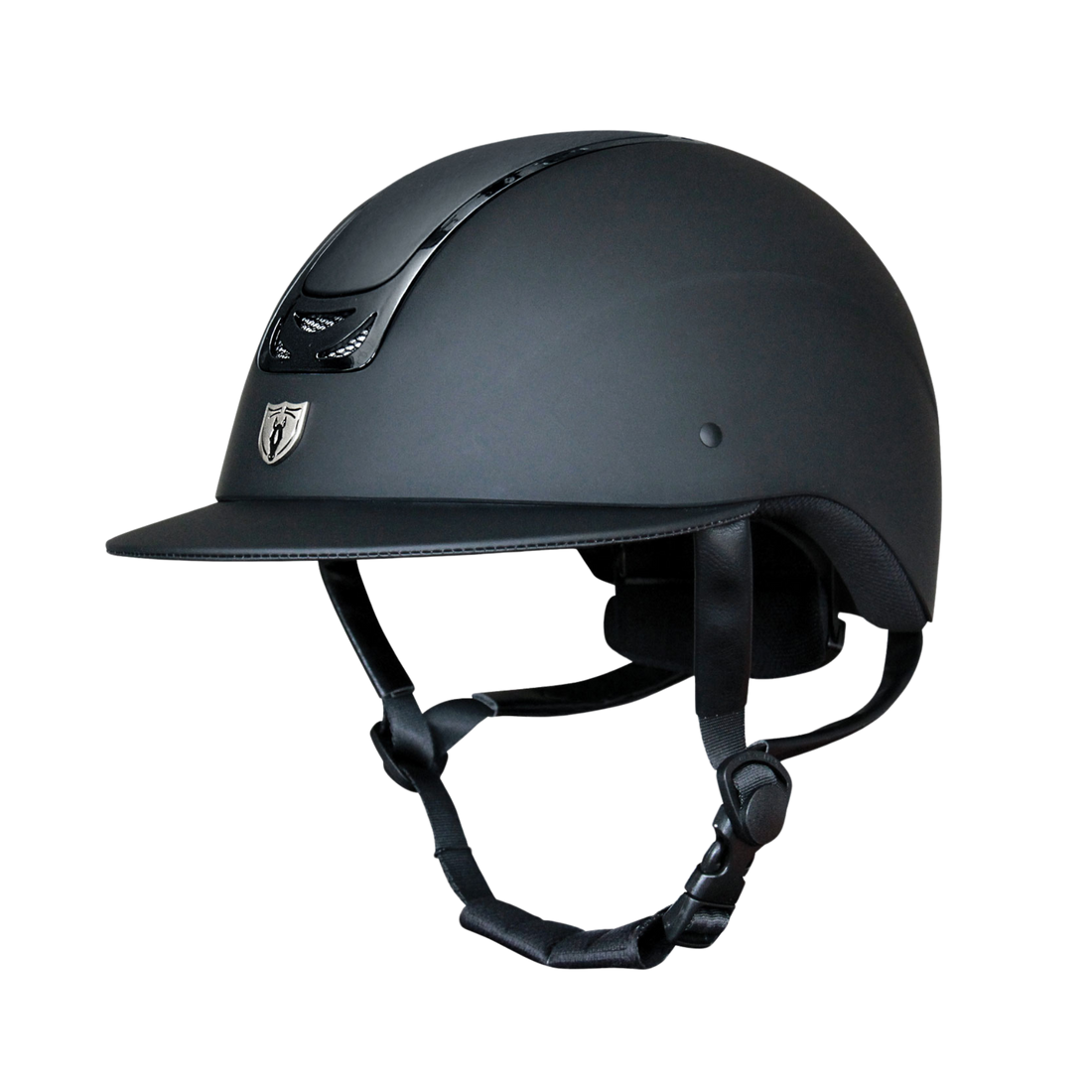 Tipperary Royal Wide Brim Helmet, Black Matte/Black Gloss