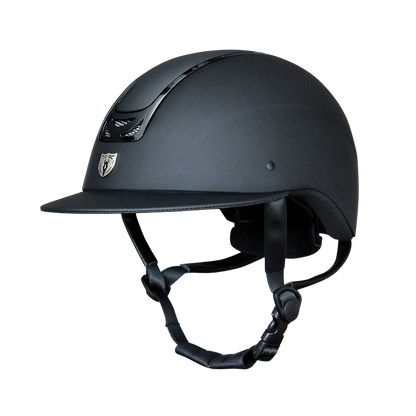 Tipperary Royal Wide Brim Helmet, Black Matte/Black Gloss