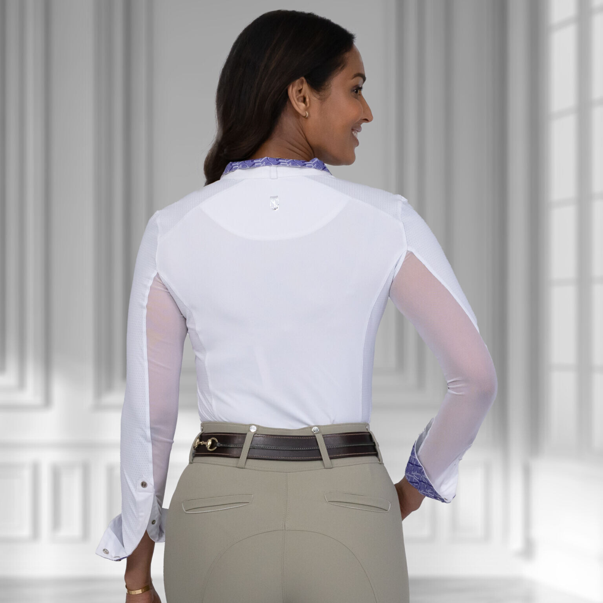 Tredstep Symphony Paris Long Sleeve Competition Shirt, Wisteria