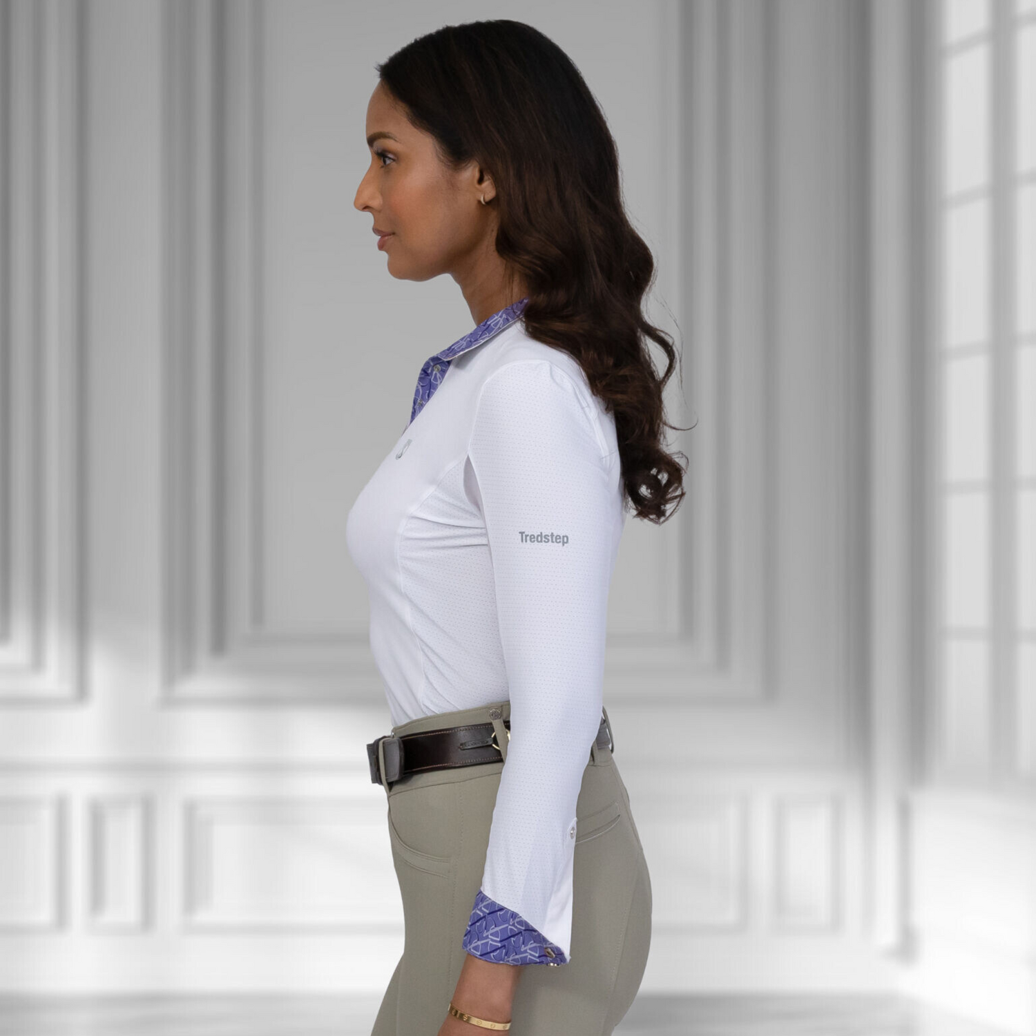 Tredstep Symphony Paris Long Sleeve Competition Shirt, Wisteria