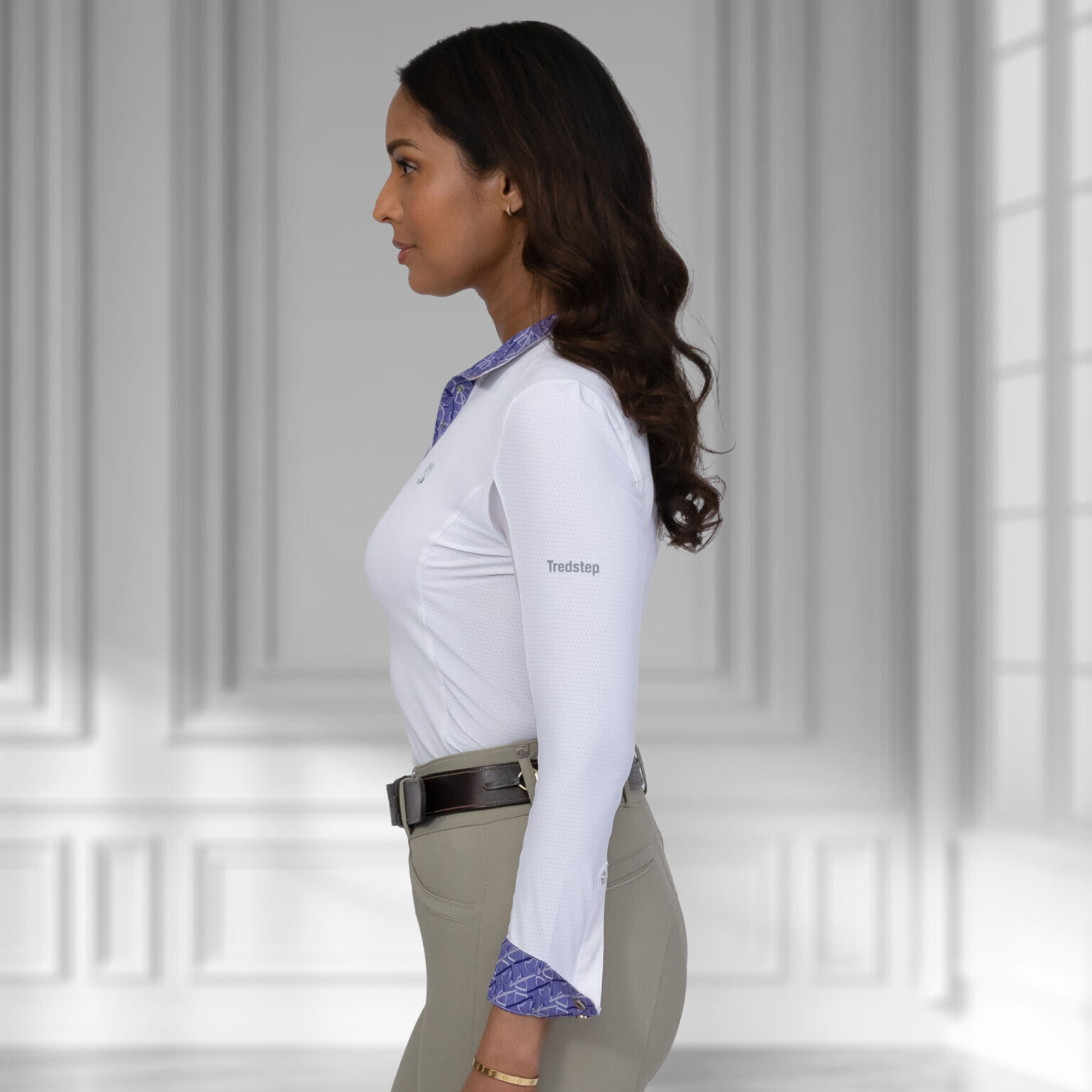 Tredstep Symphony Paris Long Sleeve Competition Shirt, Wisteria