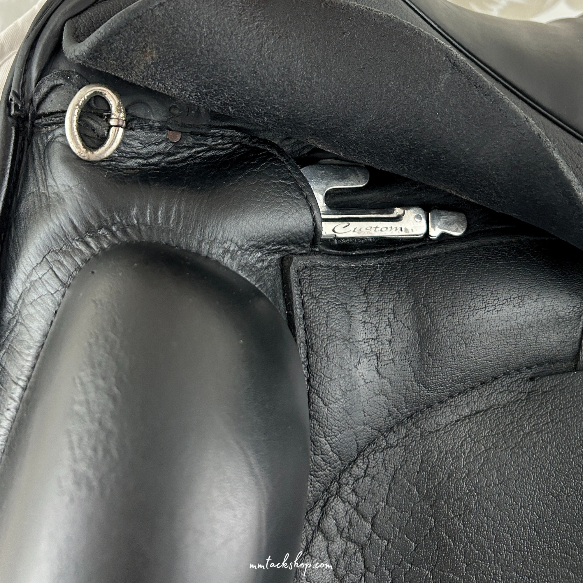 Used Custom Icon Alpha Dressage Saddle