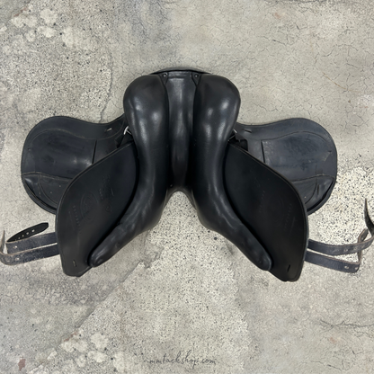 Image of 17.5&quot; used Schleese Infinity dressage saddle&