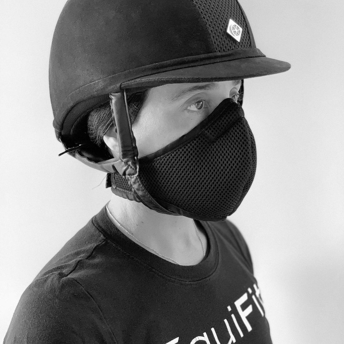 EquiFit AgSilver SportMask, Large Black