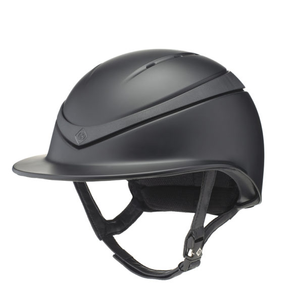Charles Owen Halo Luxe Wide Peak MIPS Helmet, Black Matte/Black