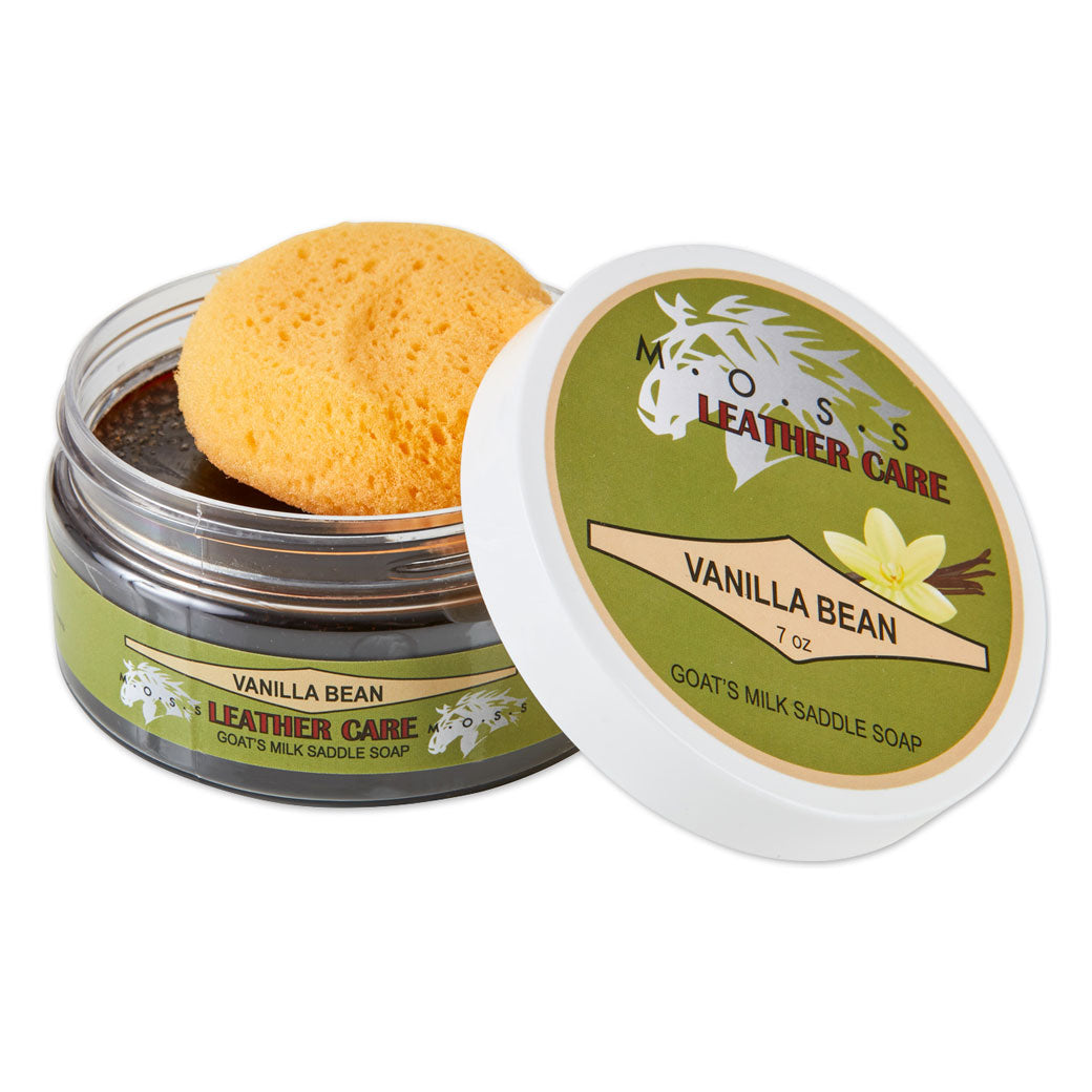 MOSS Saddle Soap,   Vanilla Bean 7oz