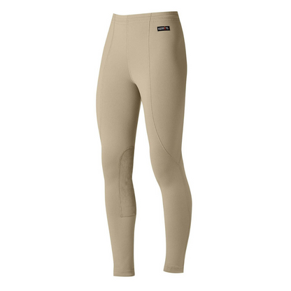 Kerrit Kids Performance Knee Patch Riding Tight,  Black &amp; Tan