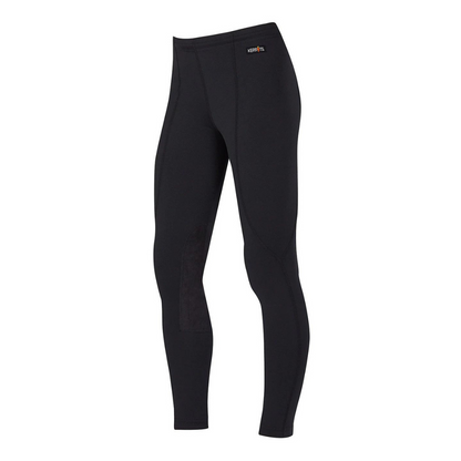Kerrit Kids Performance Knee Patch Riding Tight,  Black &amp; Tan